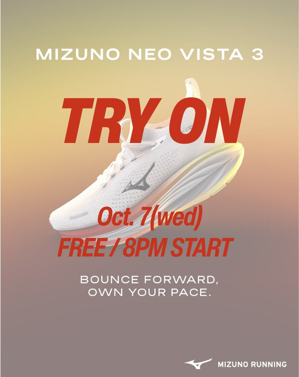 MIZUNO × TYCOON  SOCIAL RUN 開催