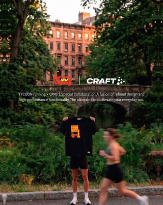 TYCOON running × CRAFT コラボレーション第1弾