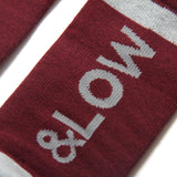 BEASTIE BOYS-TYCOON Socks(TRG-SCS001B) - MAROON