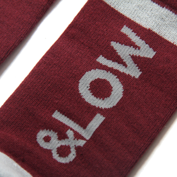 BEASTIE BOYS-TYCOON Socks(TRG-SCS001B) - MAROON