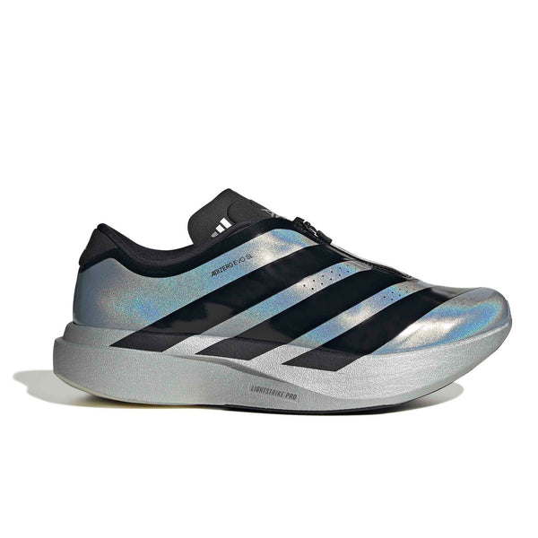 adidas adizero Evo SL ZIP-UP M(KH7787) - Silver Metallic / Core Black / Halo Silver