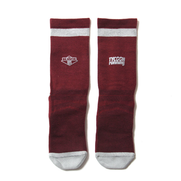 BEASTIE BOYS-TYCOON Socks(TRG-SCS001B) - MAROON