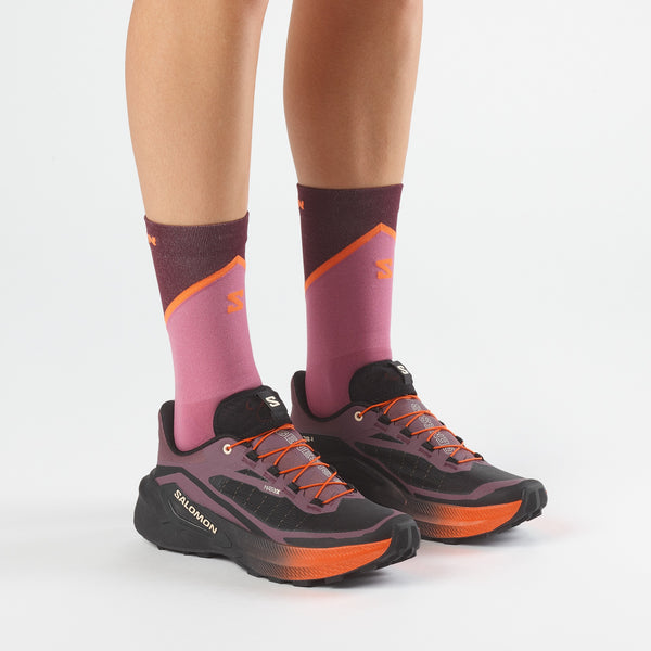 SALOMON GENESIS 2 W(L49309200) - Huckleberry/Black/Red Orange