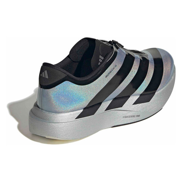 adidas adizero Evo SL ZIP-UP M(KH7787) - Silver Metallic / Core Black / Halo Silver