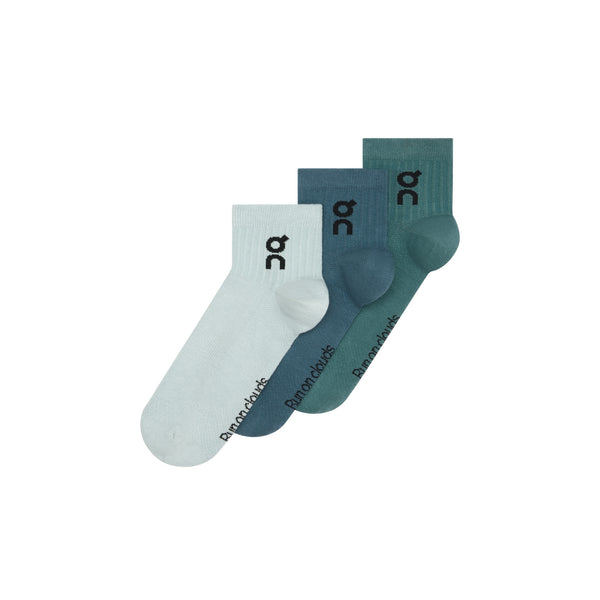 On Logo Sock Mid 3P(2UF10525057) - Brook | Storm