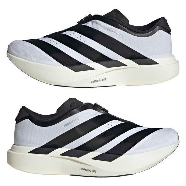 adidas adizero Evo SL ZIP-UP M(KH9623) - Cloud White / Core Black / Silver Metallic