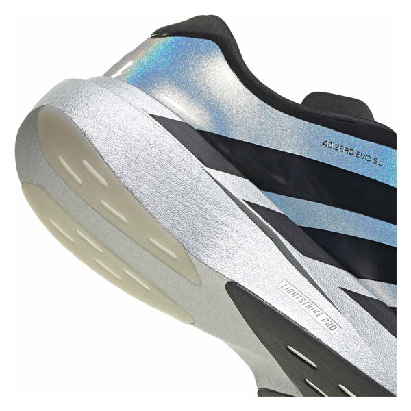 adidas adizero Evo SL ZIP-UP M(KH7787) - Silver Metallic / Core Black / Halo Silver