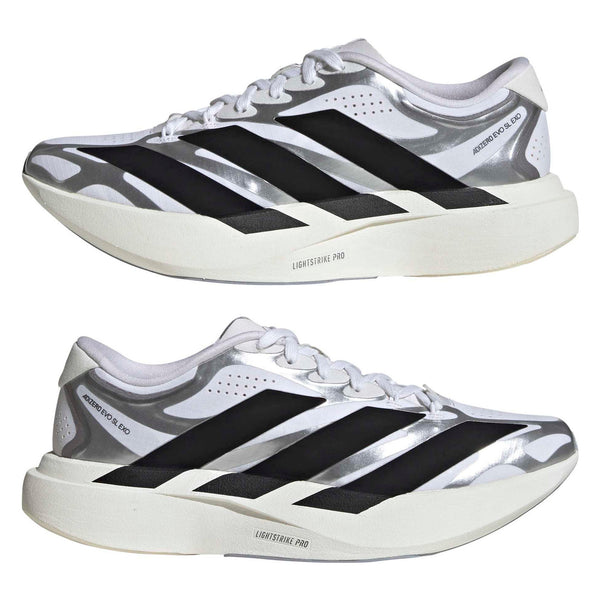 adidas ADIZERO EVO SL EXO W(KI4782) - Cloud White / Core Black / Iron Metallic