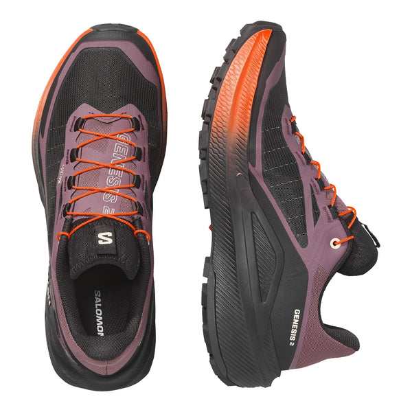 SALOMON GENESIS 2 W(L49309200) - Huckleberry/Black/Red Orange