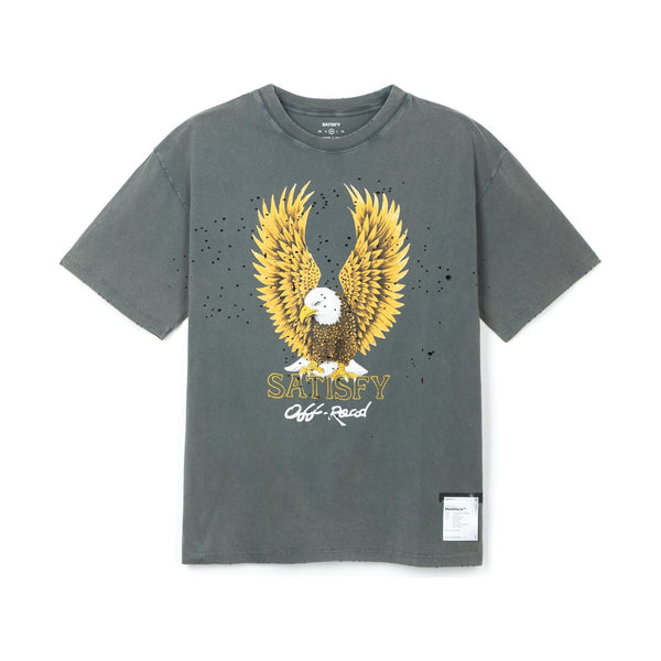 SATISFY MothTech T-Shirt(11006-01A19) - Faded Black