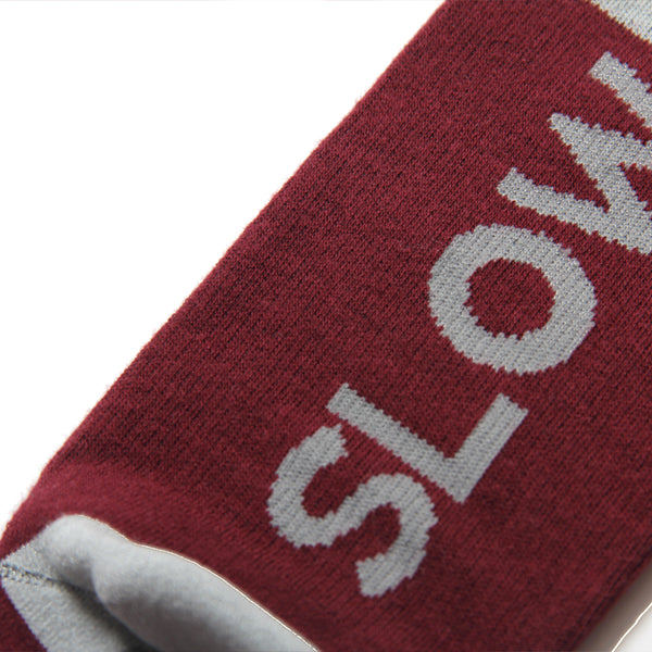 BEASTIE BOYS-TYCOON Socks(TRG-SCS001B) - MAROON