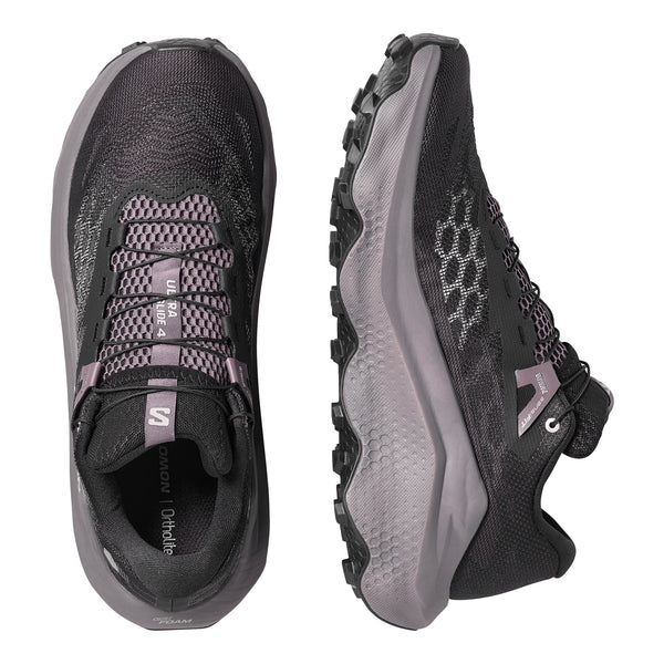 SALOMON ULTRA GLIDE 4(L49141200) - Black/Dark G/Slv Cl