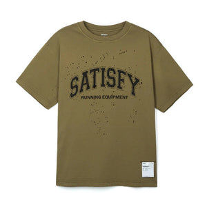 SATISFY MothTech T-Shirt(11006-SBMO-SAC) - Sun Bleached Military Olive