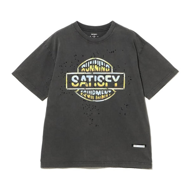 SATISFY MothTech T-Shirt(11006-AB-EST1) - Aged Black