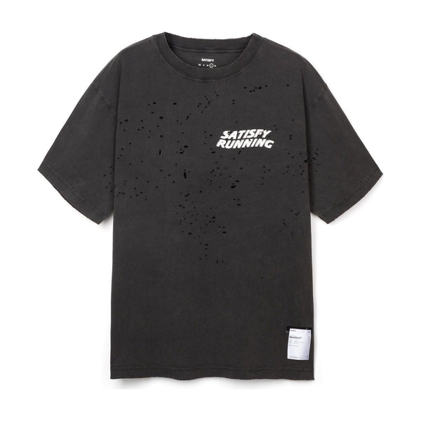 SATISFY MothTech T-Shirt(11006-00A08) - Aged Black WA