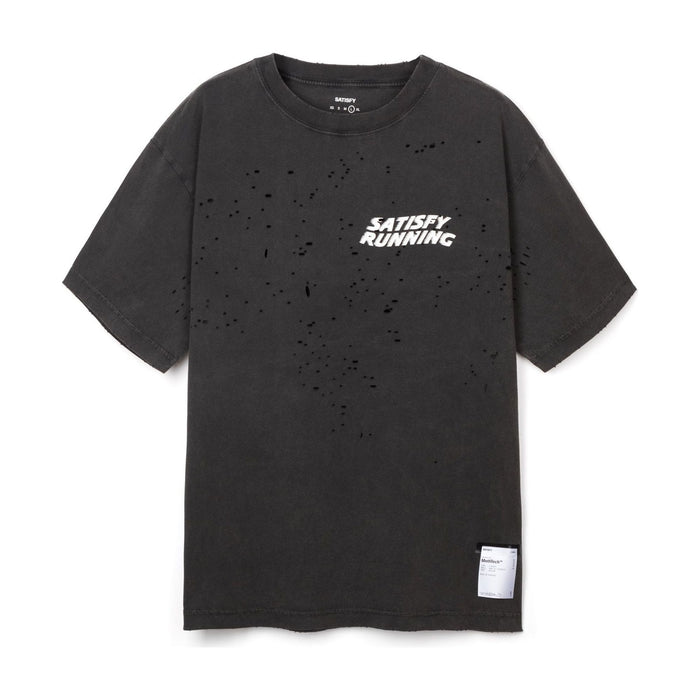 SATISFY MothTech T-Shirt(11006-00A08) - Aged Black WA