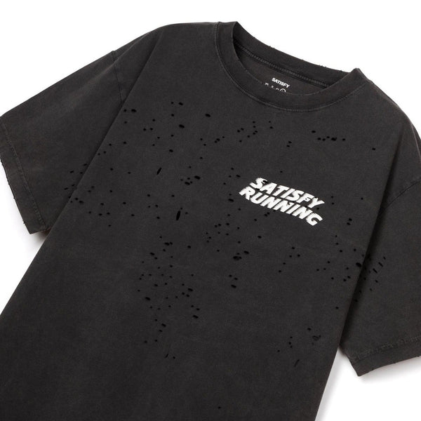 SATISFY MothTech T-Shirt(11006-00A08) - Aged Black WA