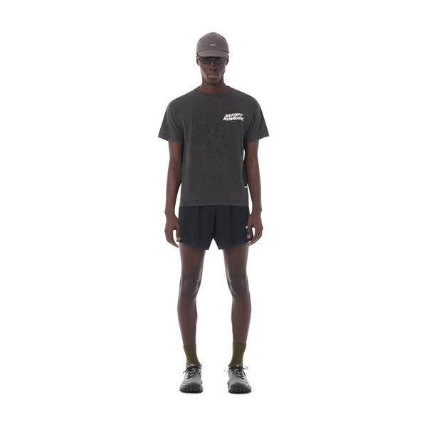 SATISFY MothTech T-Shirt(11006-00A08) - Aged Black WA