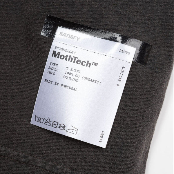 SATISFY MothTech T-Shirt(11006-00A08) - Aged Black WA