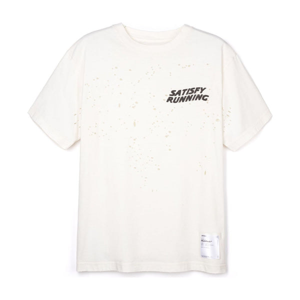 SATISFY MothTech T-Shirt(11006-11108) - Off-White WA