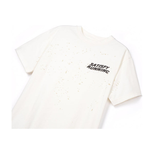 SATISFY MothTech T-Shirt(11006-11108) - Off-White WA