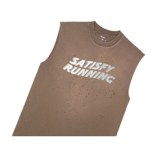 SATISFY MothTech Muscle Tee(11005-98E45) - Sun Bleached Rain Drum