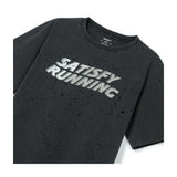 SATISFY MothTech T-Shirt(11006-00A45) - Aged Black Pochoir Satisfy