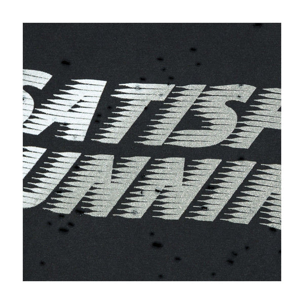 SATISFY MothTech T-Shirt(11006-00A45) - Aged Black Pochoir Satisfy