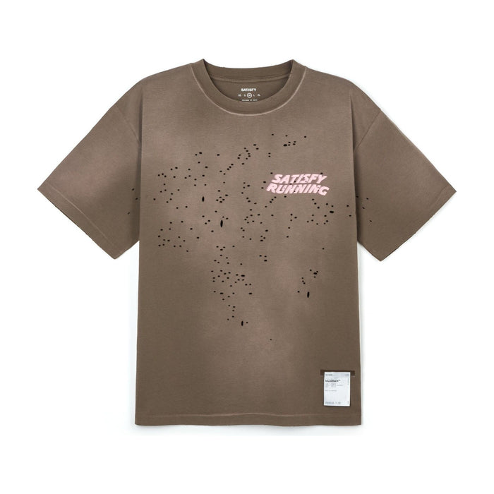 SATISFY MothTech T-Shirt(11006-981E8) - Sun Bleached Rain Drum