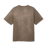 SATISFY MothTech T-Shirt(11006-981E8) - Sun Bleached Rain Drum