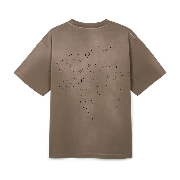 SATISFY MothTech T-Shirt(11006-981E8) - Sun Bleached Rain Drum