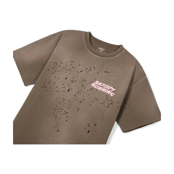 SATISFY MothTech T-Shirt(11006-981E8) - Sun Bleached Rain Drum