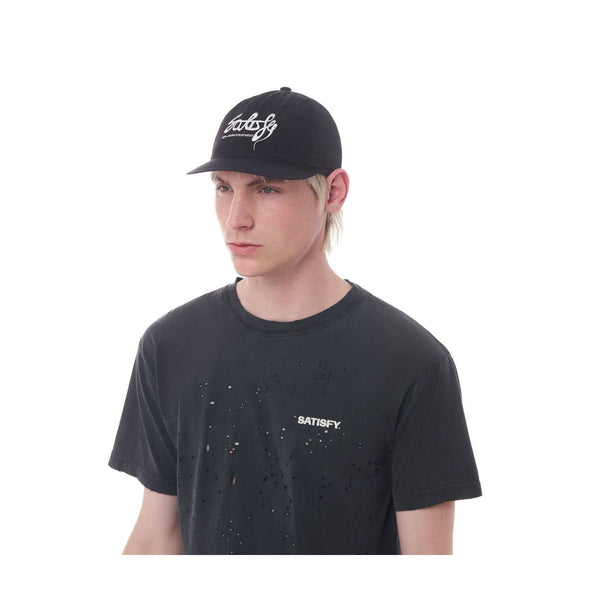SATISFY FliteSilk 5 Panel Pinch Cap(31025-00044) - Black OffRoad Enbroidery