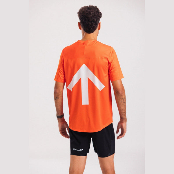 CHANCE AROW Lightweight T Shirt V2 - Ordance Orange/White
