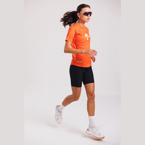 CHANCE AROW Lightweight T Shirt V2 - Ordance Orange/White