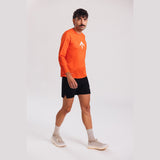 CHANCE AROW Lightweight LS Shirt V2 - Ordance Orange/White