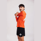 CHANCE AROW Lightweight LS Shirt V2 - Ordance Orange/White