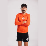 CHANCE AROW Lightweight LS Shirt V2 - Ordance Orange/White
