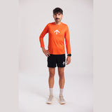 CHANCE AROW Lightweight LS Shirt V2 - Ordance Orange/White