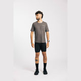 CHANCE Performance Merino Tee - Slate Grey/White