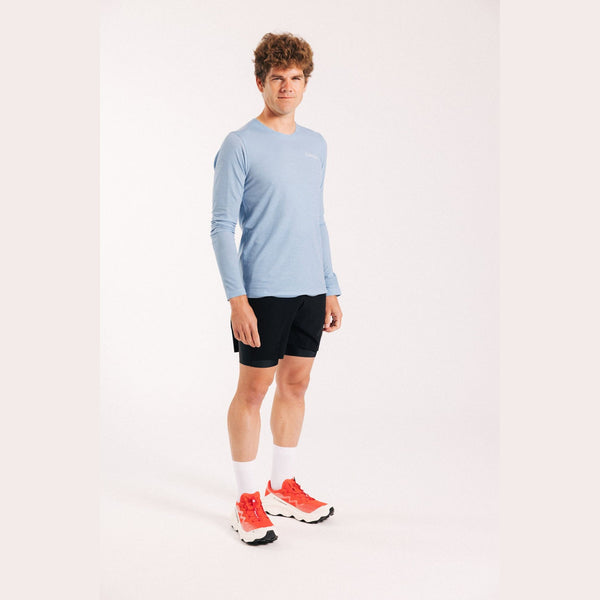 CHANCE Performance Merino Long Sleeve - Topiazo/White