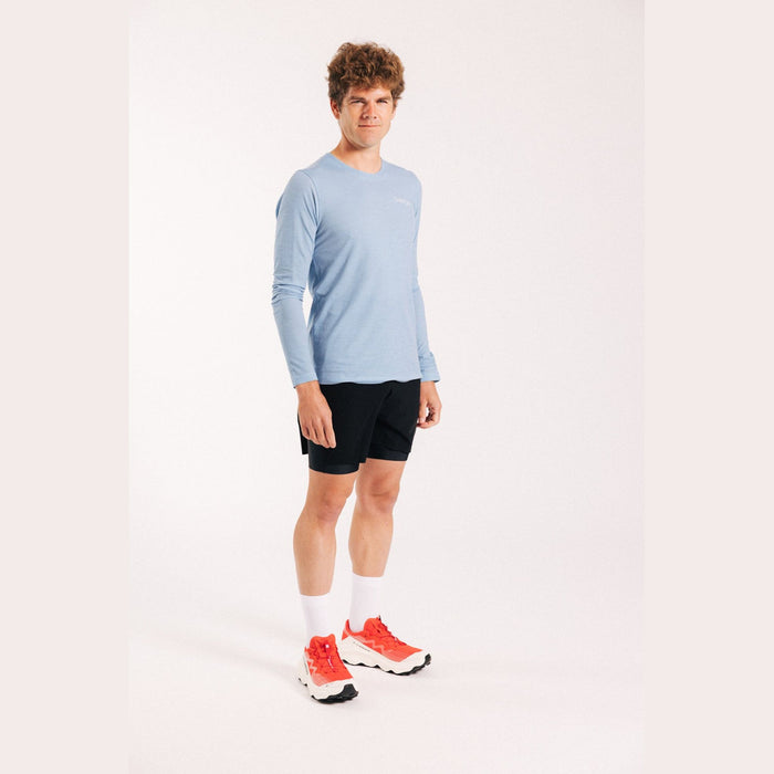 CHANCE Performance Merino Long Sleeve - Topiazo/White