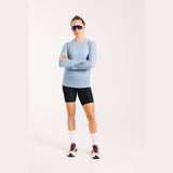 CHANCE Performance Merino Long Sleeve - Topiazo/White