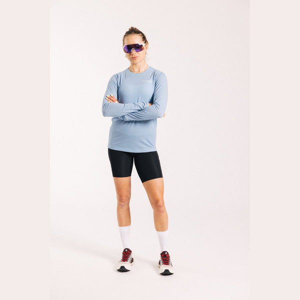 CHANCE Performance Merino Long Sleeve - Topiazo/White