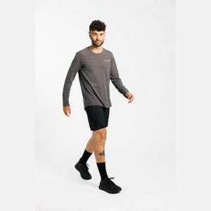 CHANCE Performance Merino Long Sleeve - Slate Grey/White