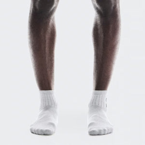 Logo Sock Mid 3P(2UF10521732) - Heather Gray