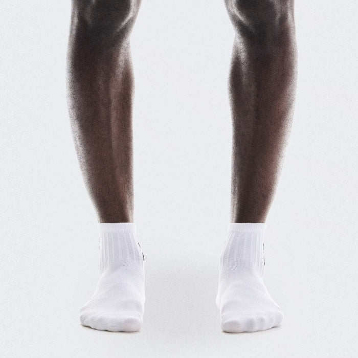 Logo Sock Mid 3P(2UF10520069) - White