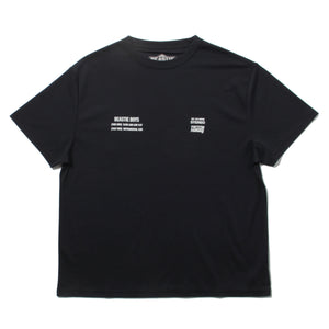 BEASTIE BOYS-TYCOON Tee(TRG-ST001B) - BLACK