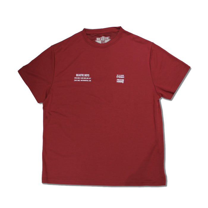 BEASTIE BOYS-TYCOON Tee(TRG-ST001B) - MAROON