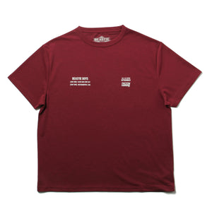 BEASTIE BOYS-TYCOON Tee(TRG-ST001B) - MAROON